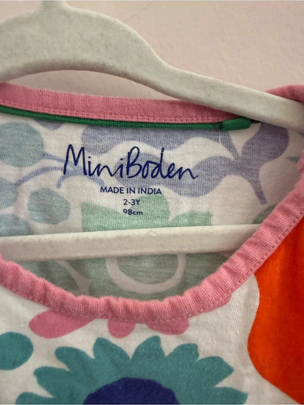 Mini Boden Girls Floral Pocket Dress - Multicolor